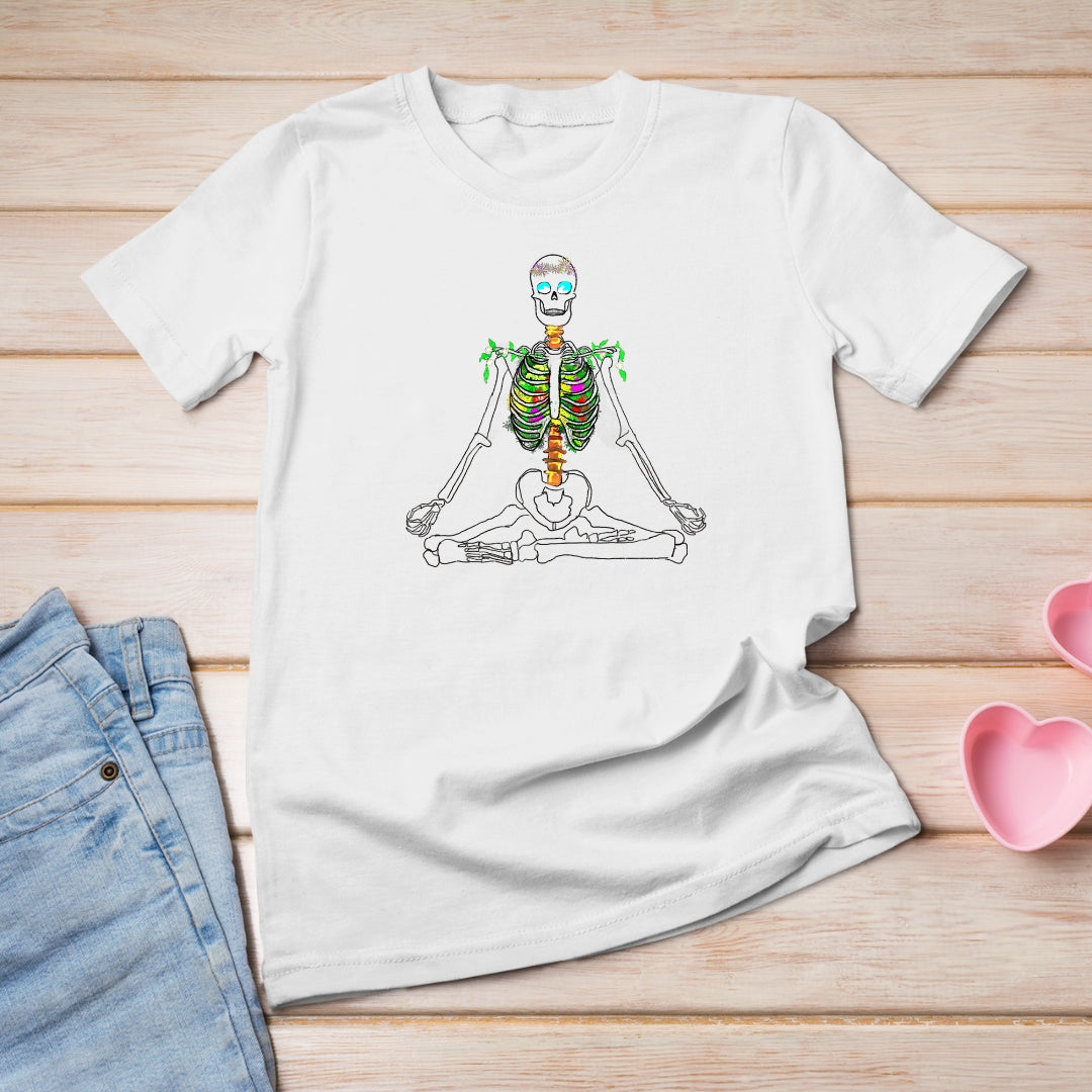 Trenfort Yoga Skull Oversized Tees