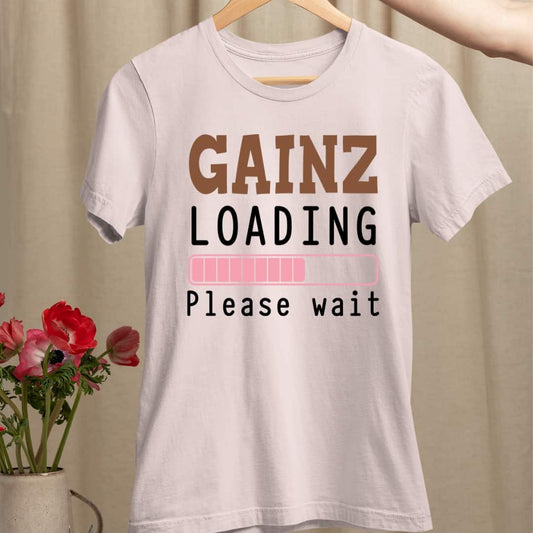 Trenfort Gainz Loading T-shirt for Women