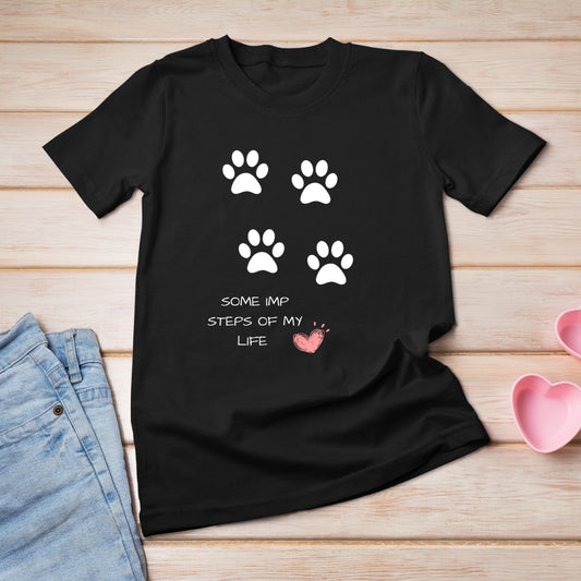 Trenfort Paw Steps T-shirt for Women