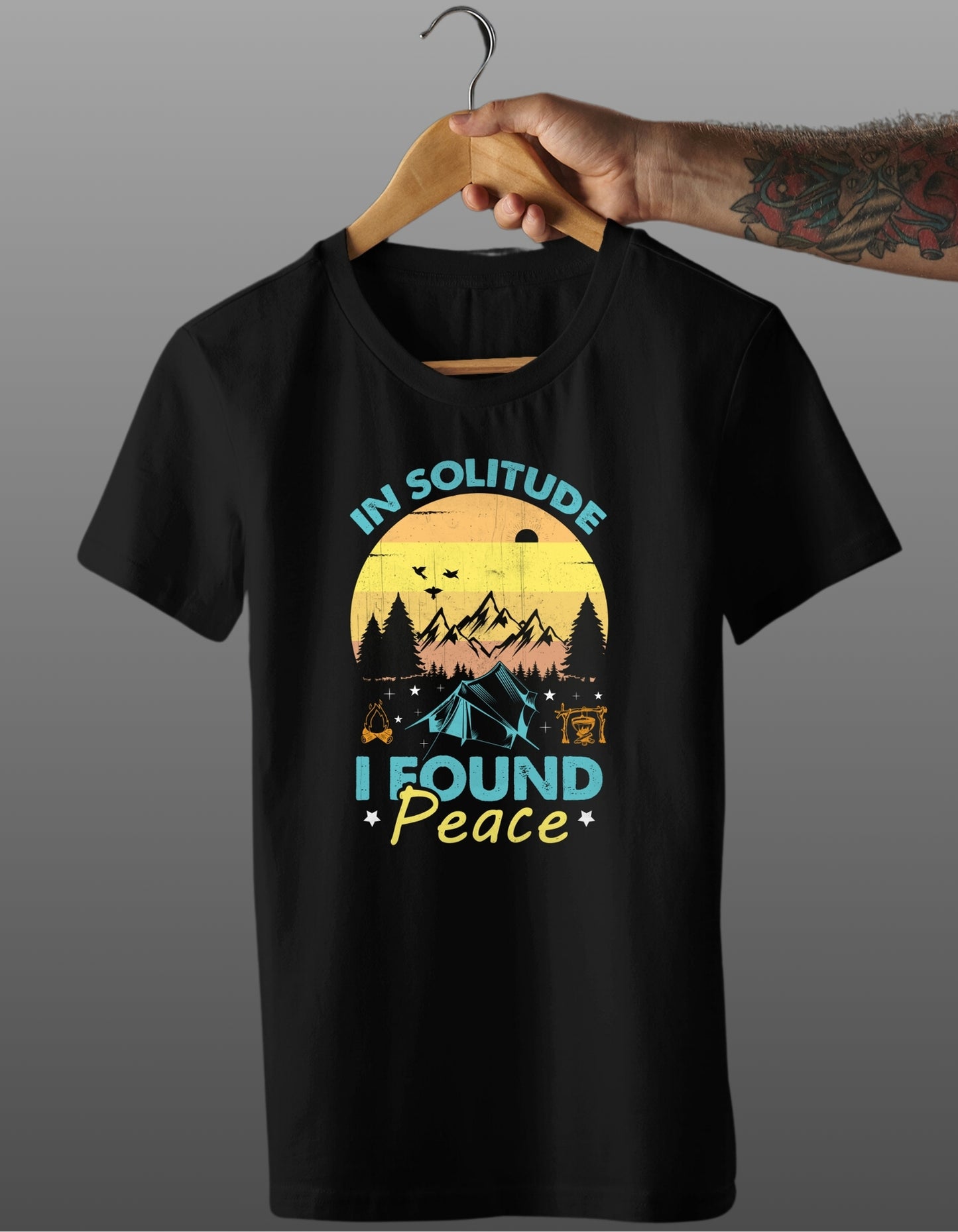 Trenfort Peace Cotton Premium Printed Tshirt for Men