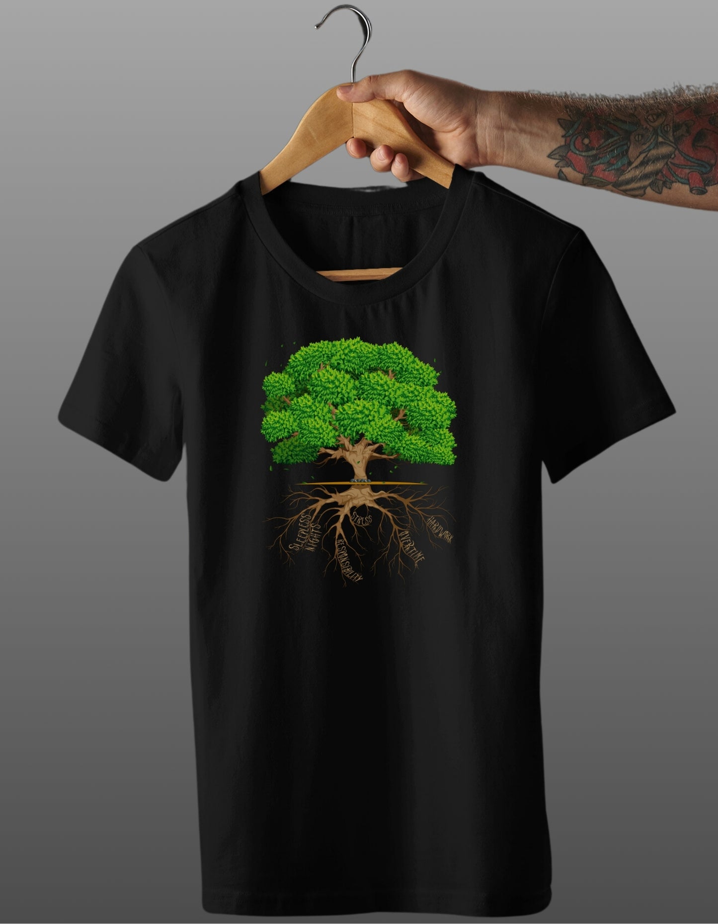 Trenfort Massive Tree Cotton Tshirt for Men