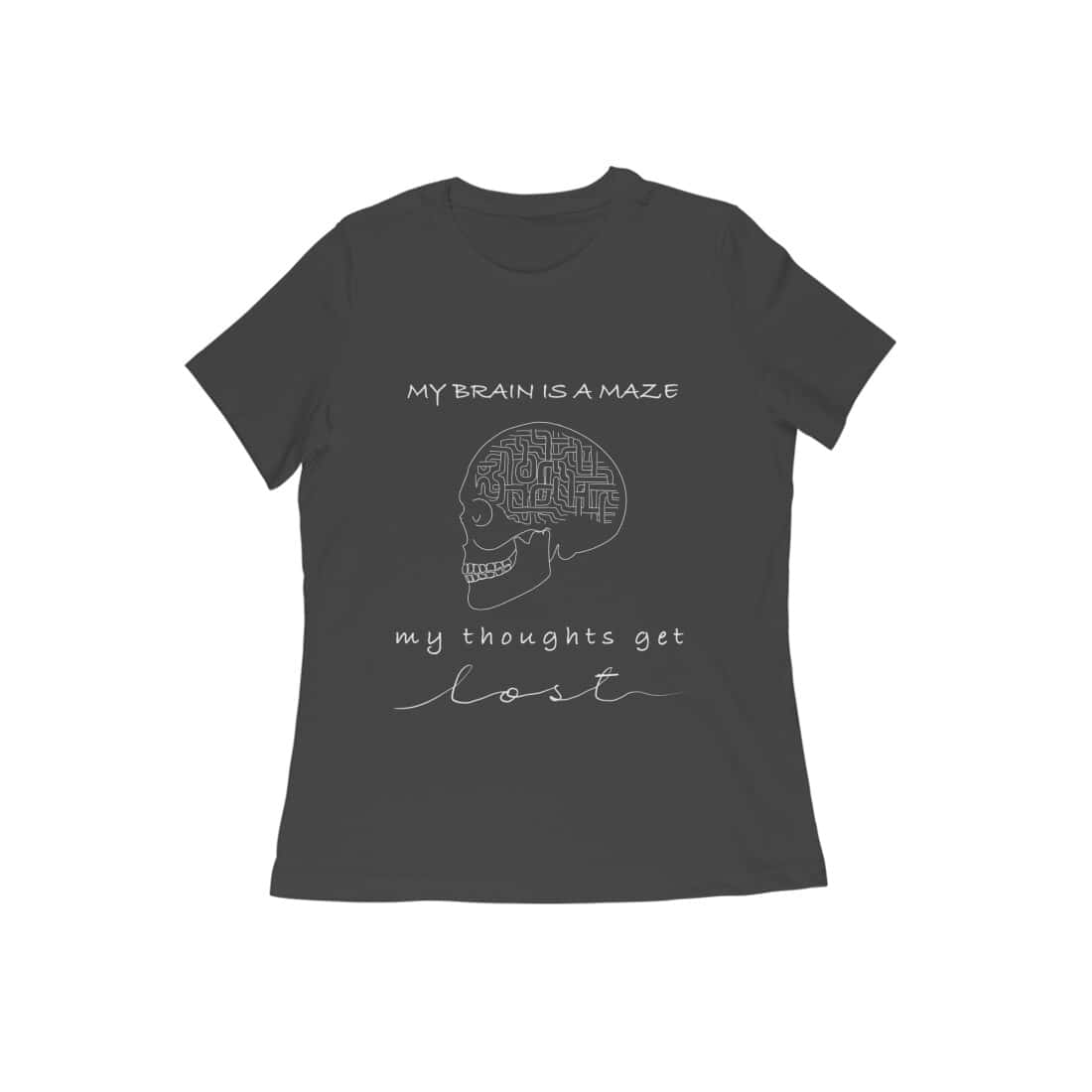 Trenfort Maze Skull Tshirt for Women