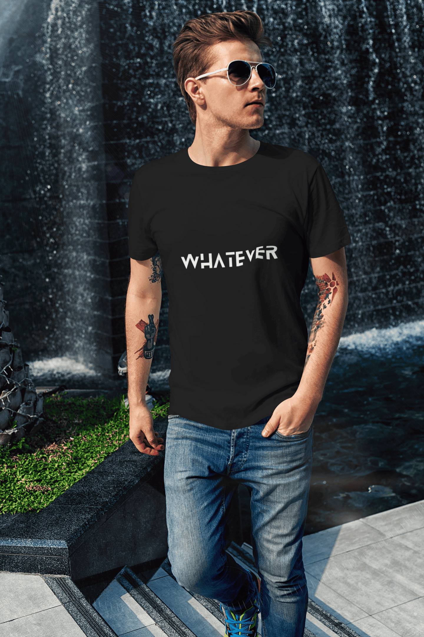 Trenfort's catchy Typography Cotton T-shirt truly for Men