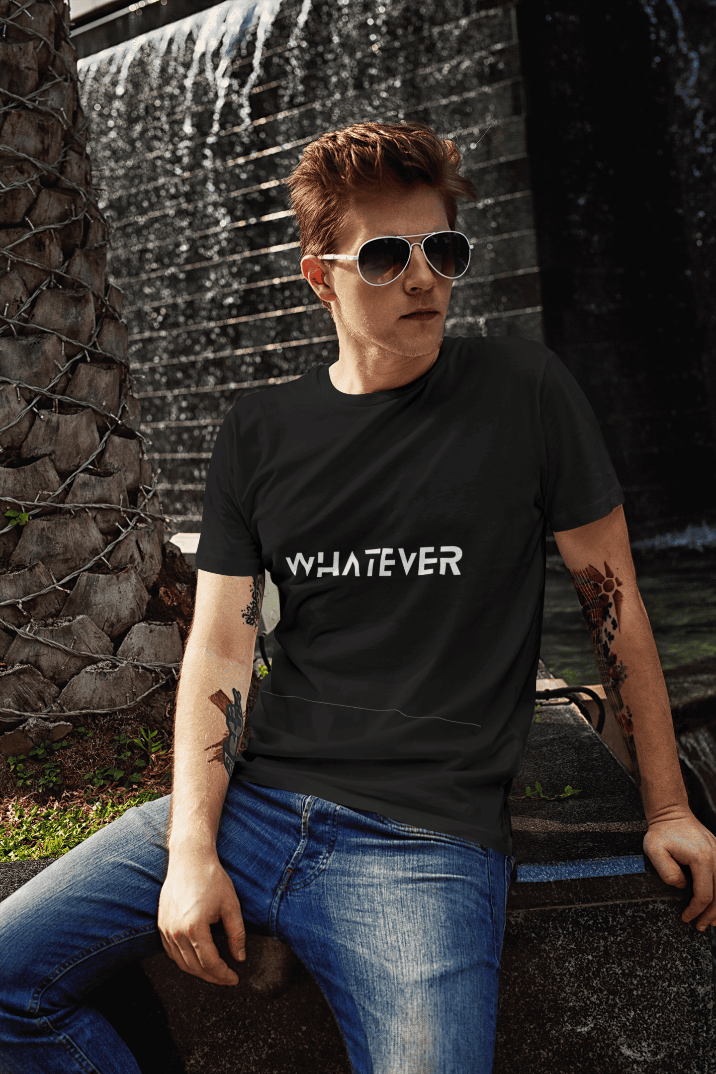 Trenfort's catchy Typography Cotton T-shirt truly for Men