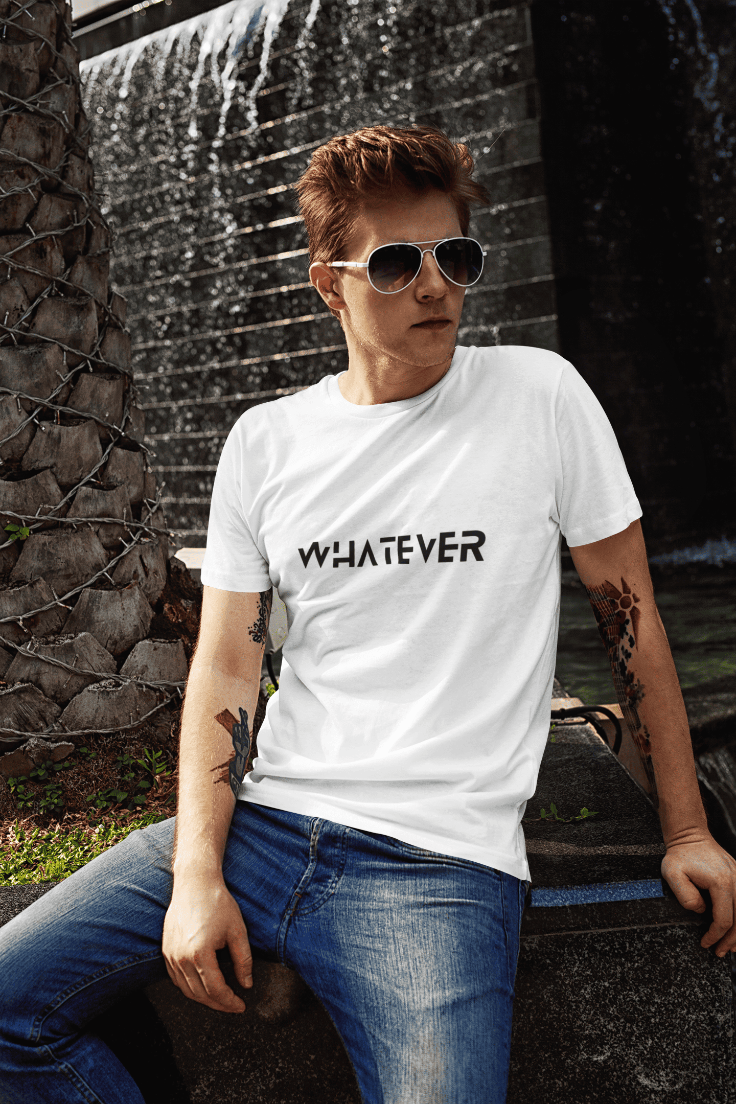 Trenfort's catchy Typography Cotton T-shirt truly for Men