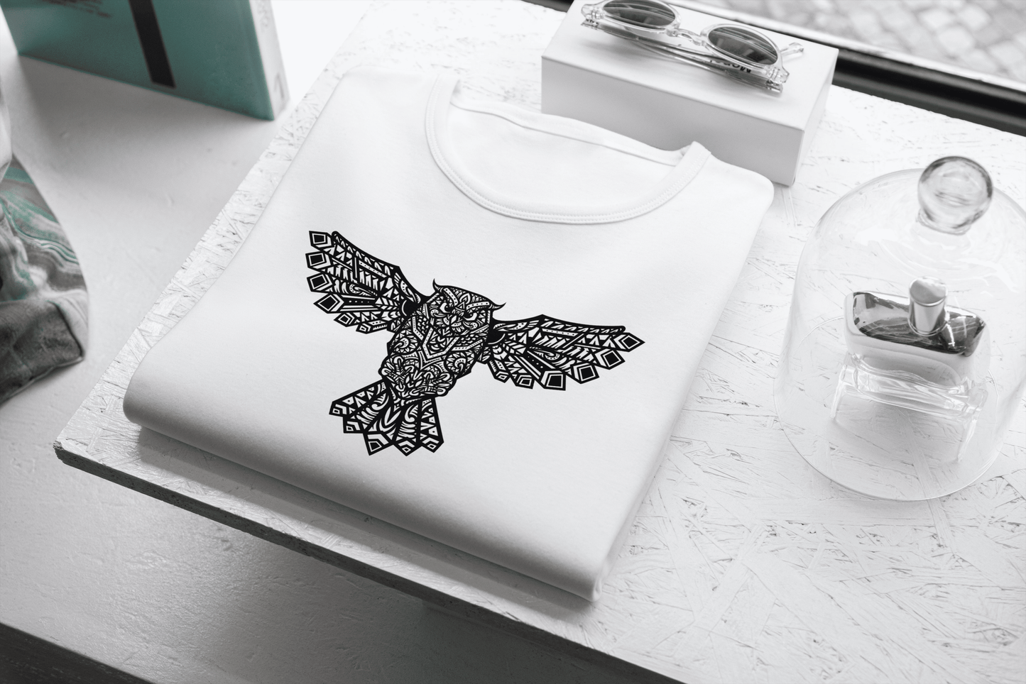 Trenfort Tribal Owl T-shirt for Men