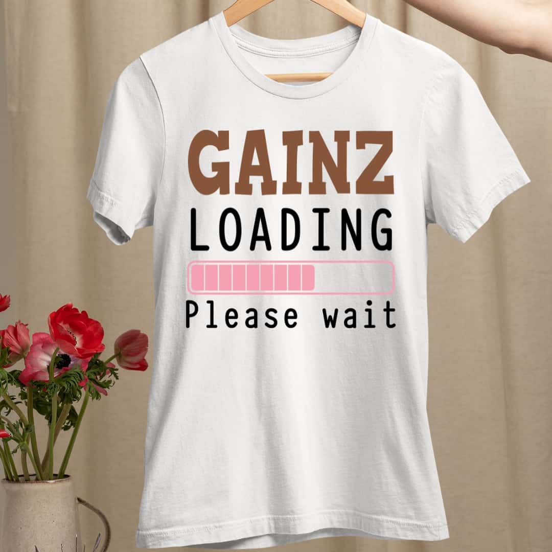 Trenfort Gainz Loading T-shirt for Women