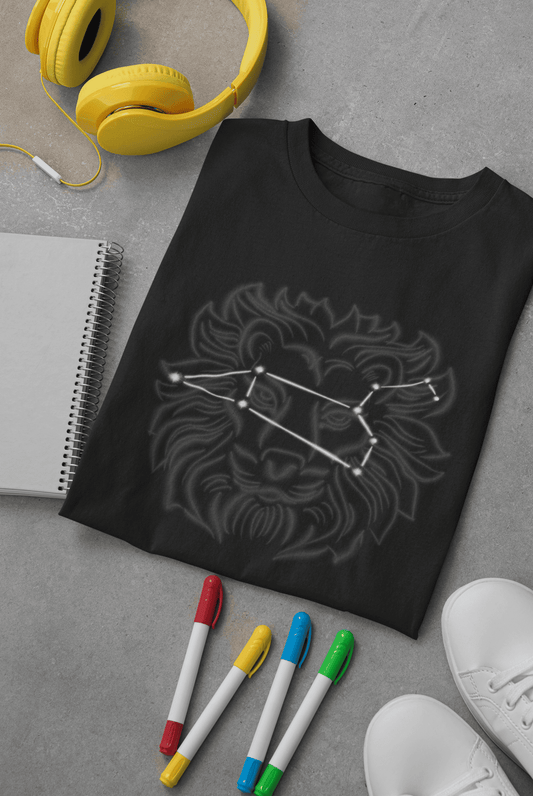 Leo T-shirt with their Constellation (Unisex)