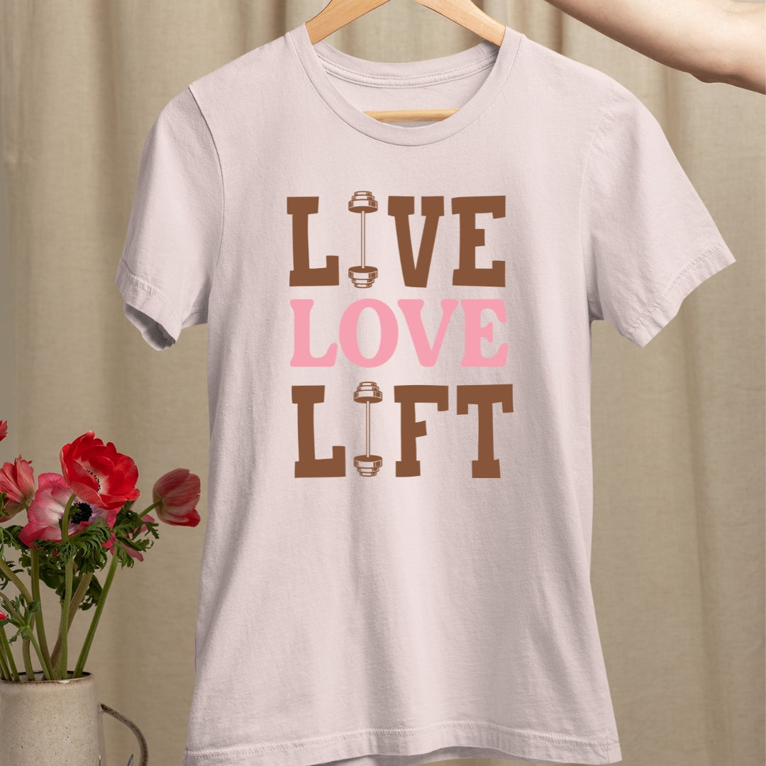 Trenfort Live Love Lift T-shirt for Women