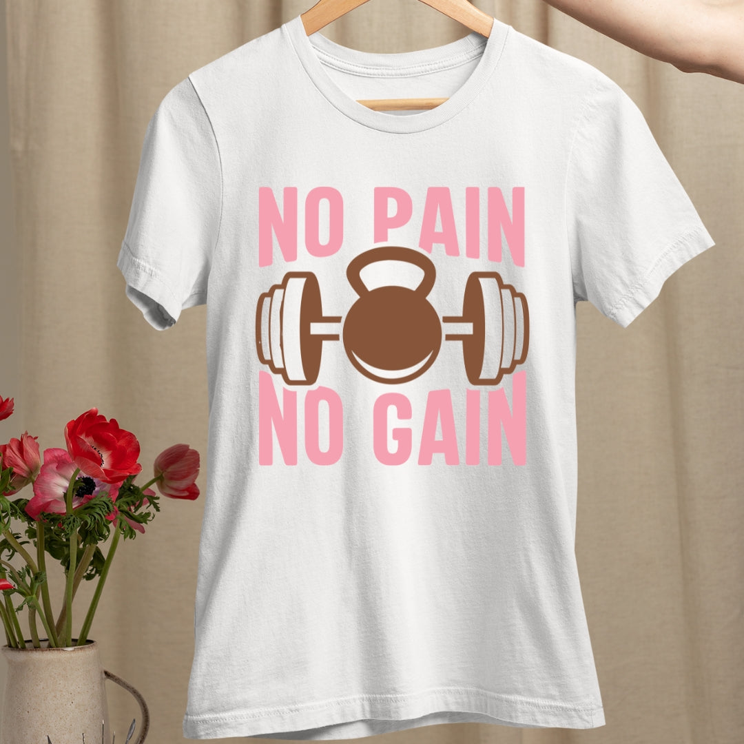 Trenfort NO PAIN NO GAIN T-shirt for Women