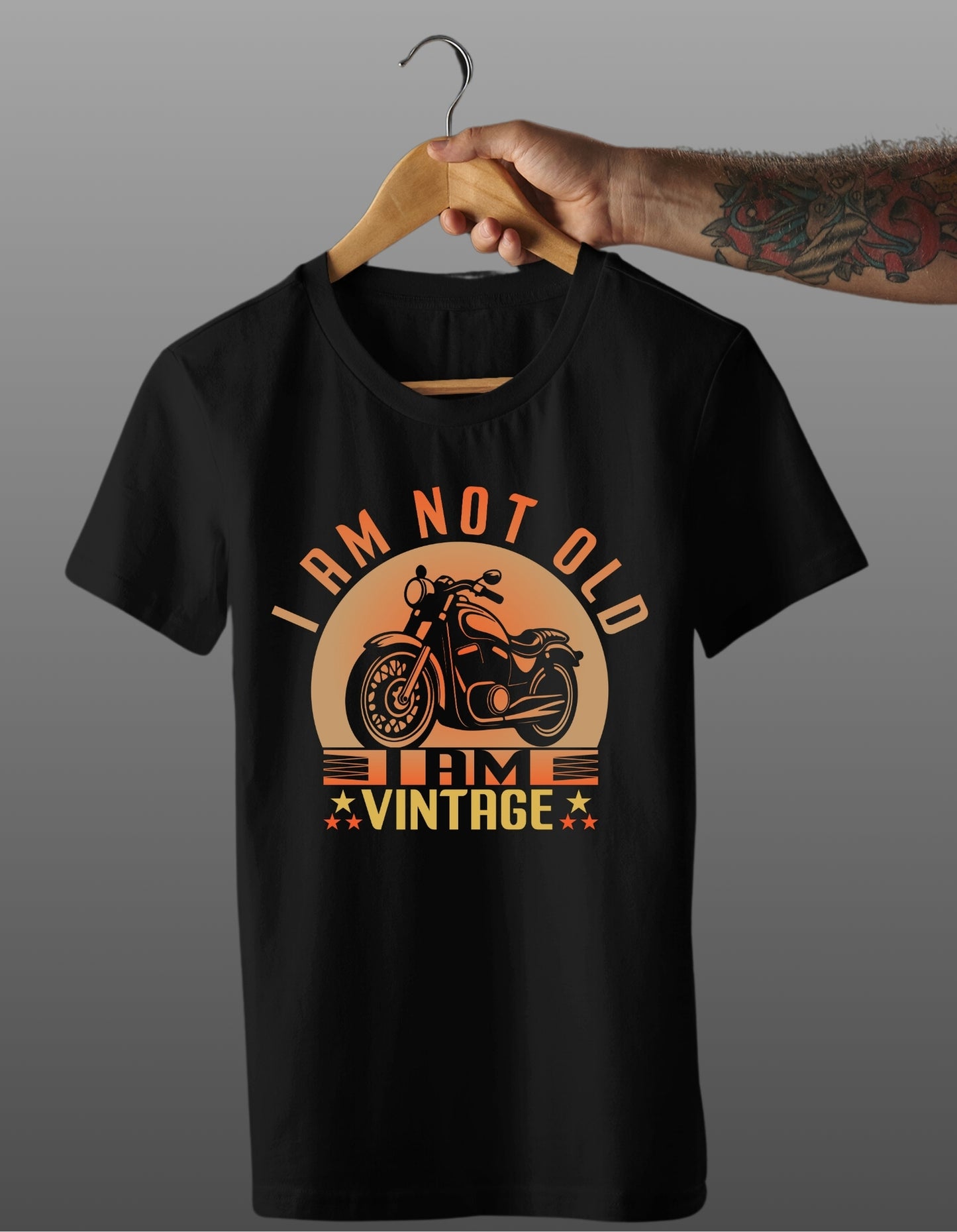 Trenfort Vintage Biker T-shirt (Unisex)