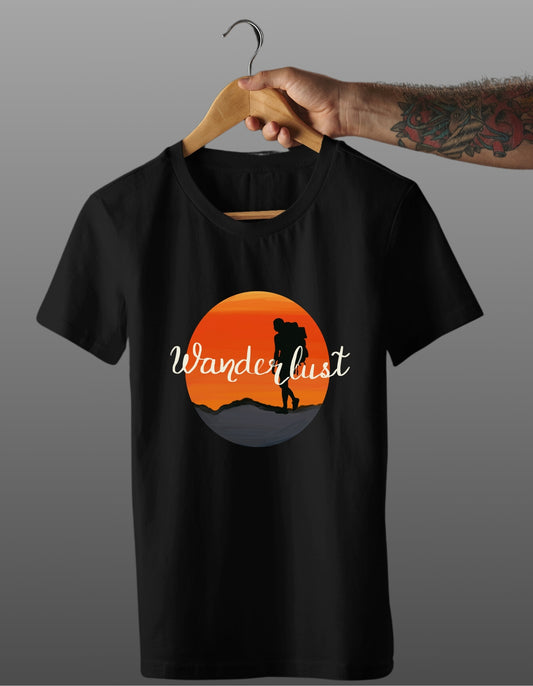 Trenfort Wanderlust Premium Cotton T-shirt for Men