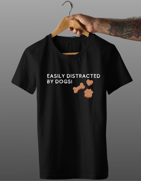Trenfort Distracted by Dogs T-shirt