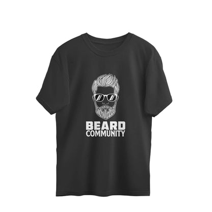 Trenfort Beard Community Oversized T-shirt for Men