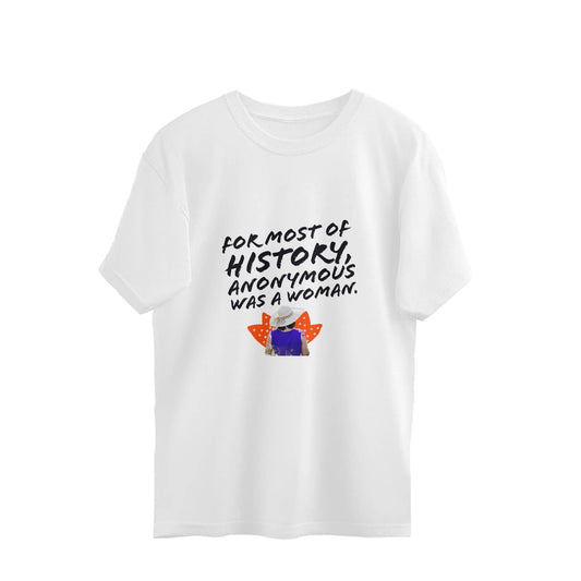 Trenfort Anonymous Oversized T-shirt for Women