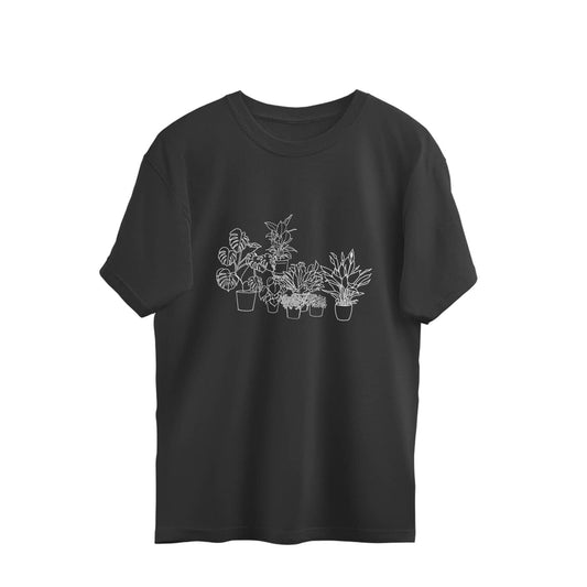 Trenfort Plant Parent Oversized T-shirt for Women