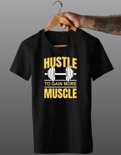 Trenfort Hustle for Muscle T-shirt for Men